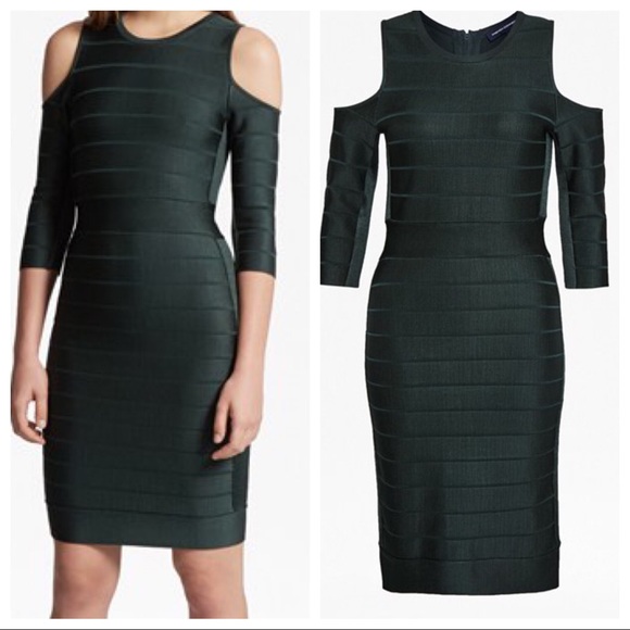 French Connection Cold Shoulder Bandage Dress - Picture 6 of 7